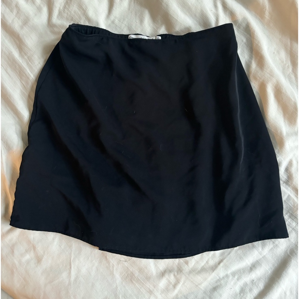 Abercrombie black mini skort